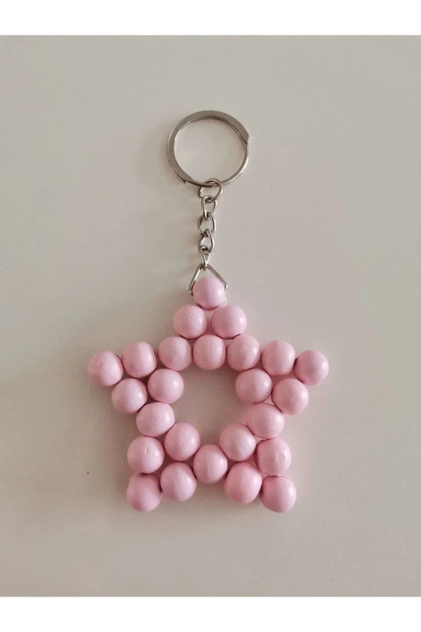 MİNİK ADIMLAR Ahşap Yıldız Anahtarlık - 2