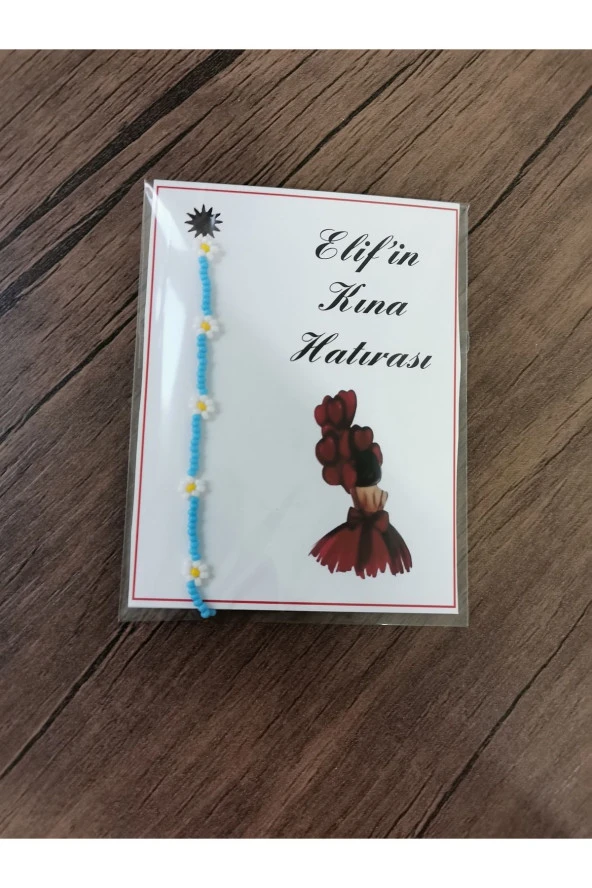 MİNİK ADIMLAR 100 Adet Kum Boncuk Papatya Bileklik