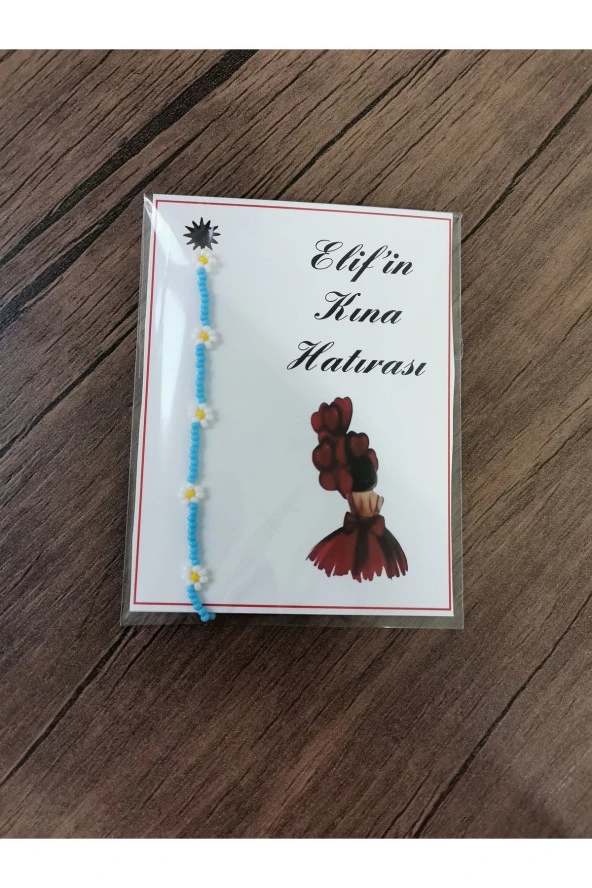 MİNİK ADIMLAR 100 Adet Kum Boncuk Papatya Bileklik - 2