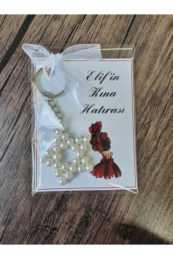 MİNİK ADIMLAR 20 Adet Cam İnci Yıldız Anahtarlık - 2