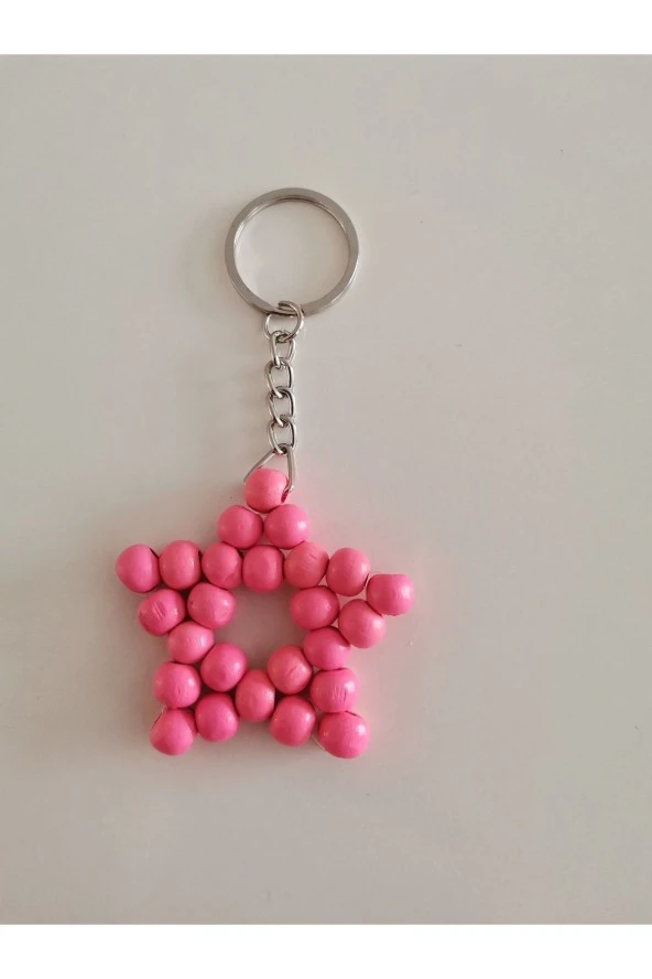 MİNİK ADIMLAR Ahşap Yıldız Anahtarlık - Resim 3