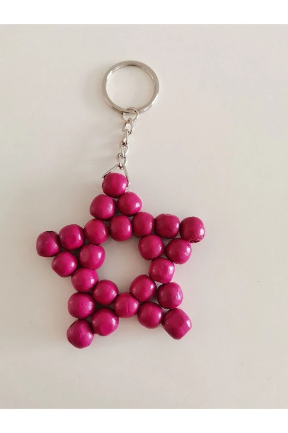 MİNİK ADIMLAR Ahşap Yıldız Anahtarlık - 2