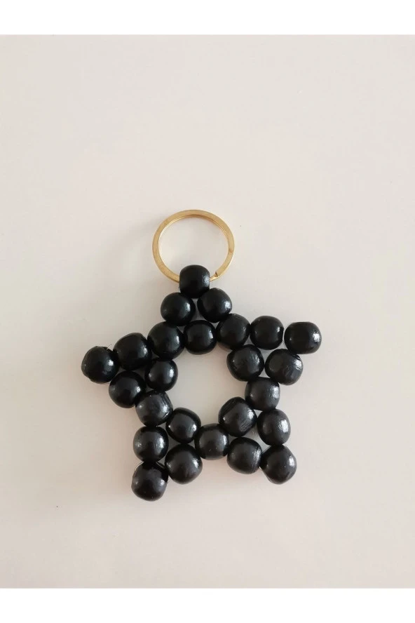 MİNİK ADIMLAR Ahşap Yıldız Anahtarlık - 2