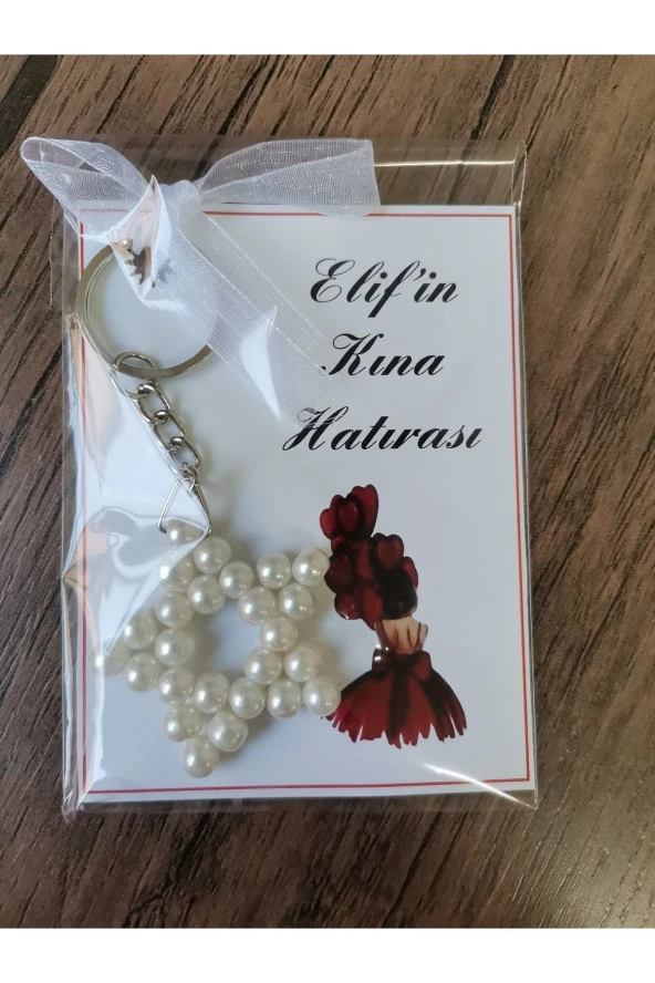 MİNİK ADIMLAR 20 Adet Cam İnci Yıldız Anahtarlık - 2