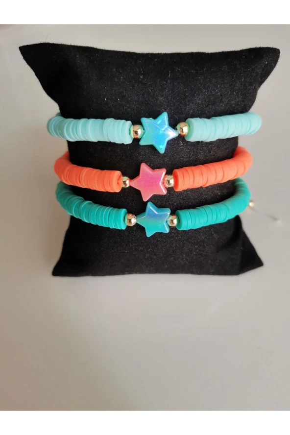 MİNİK ADIMLAR 3 ‘ Lü Fimo Boncuk Bileklik - 2