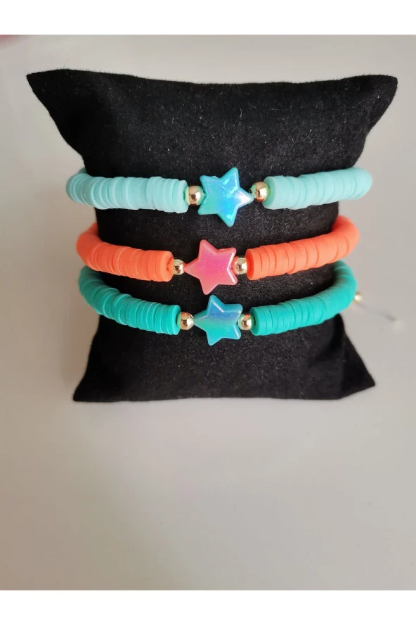 MİNİK ADIMLAR 3 ‘ Lü Fimo Boncuk Bileklik - 3