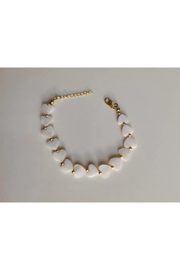 MİNİK ADIMLAR Sedef Kalp Bileklik