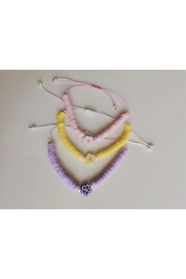 MİNİK ADIMLAR 3 ‘ Lü Fimo Boncuk Bileklik - 2