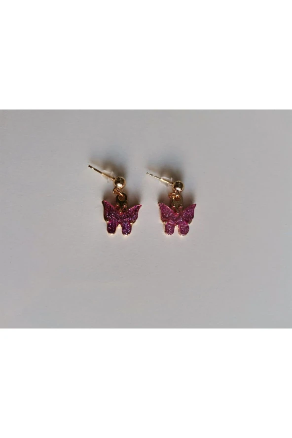 MİNİK ADIMLAR Kelebek Top Küpe - 2