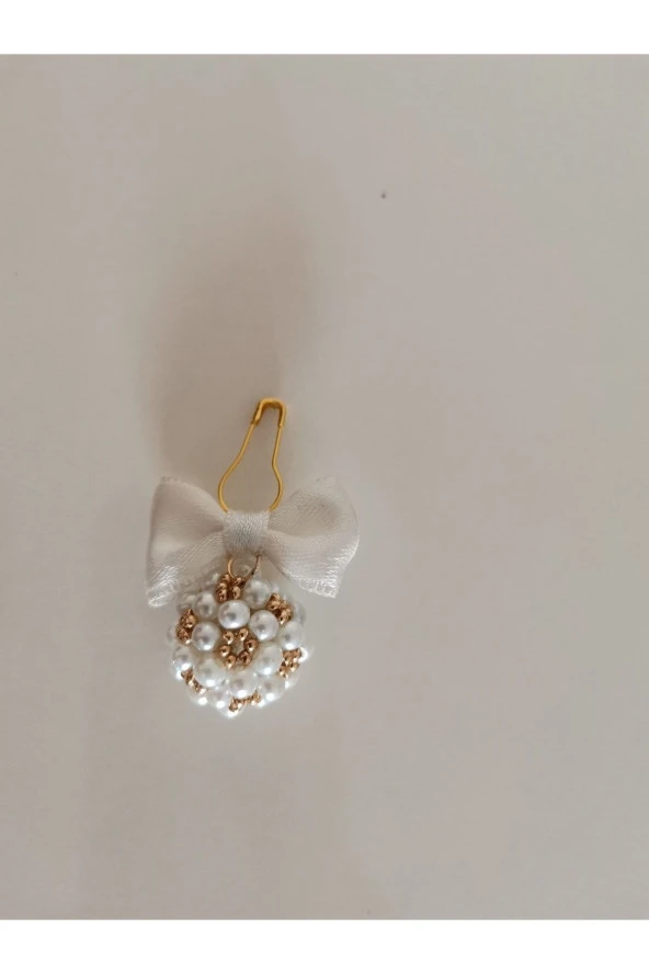 MİNİK ADIMLAR Yuvarlak Cevşenli Bebek Yaka & Yastık Ve Beşik İğnesi - 2