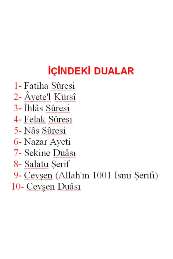 MİNİK ADIMLAR Cevşenli Bebek Yaka & Yastık Ve Beşik İğnesi - 4