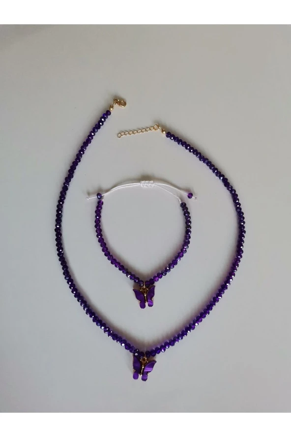 MİNİK ADIMLAR Kristal Kolye & Bileklik - 4