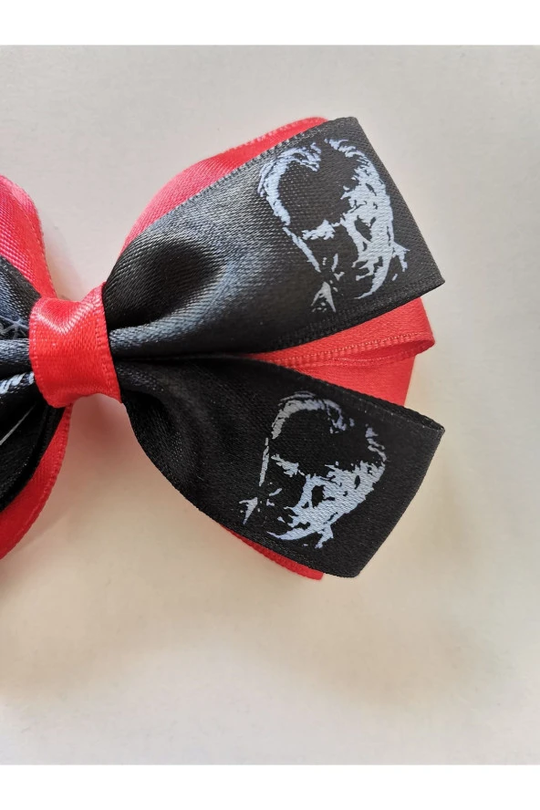 MİNİK ADIMLAR 2 Adet 23 Nisan Tokası Atatürk Ve Imzası Baskılı Özel Tasarım Klipsli - 3