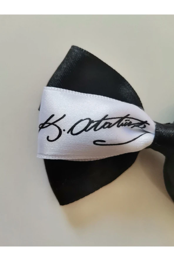 MİNİK ADIMLAR 23 Nisan Tokası Atatürk Ve Imzası Baskılı Özel Tasarım Klipsli - 2