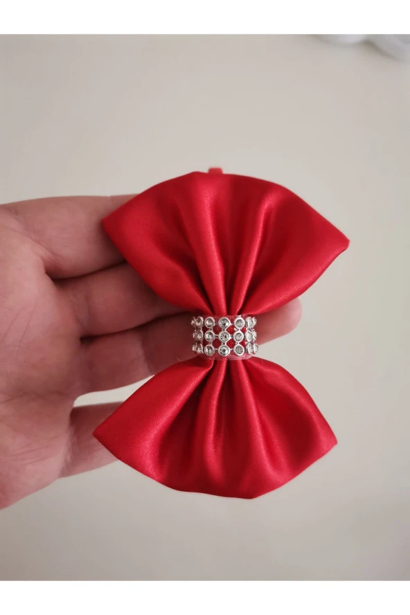 MİNİK ADIMLAR Kırmızı Taşlı Lohusa Tacı - 2