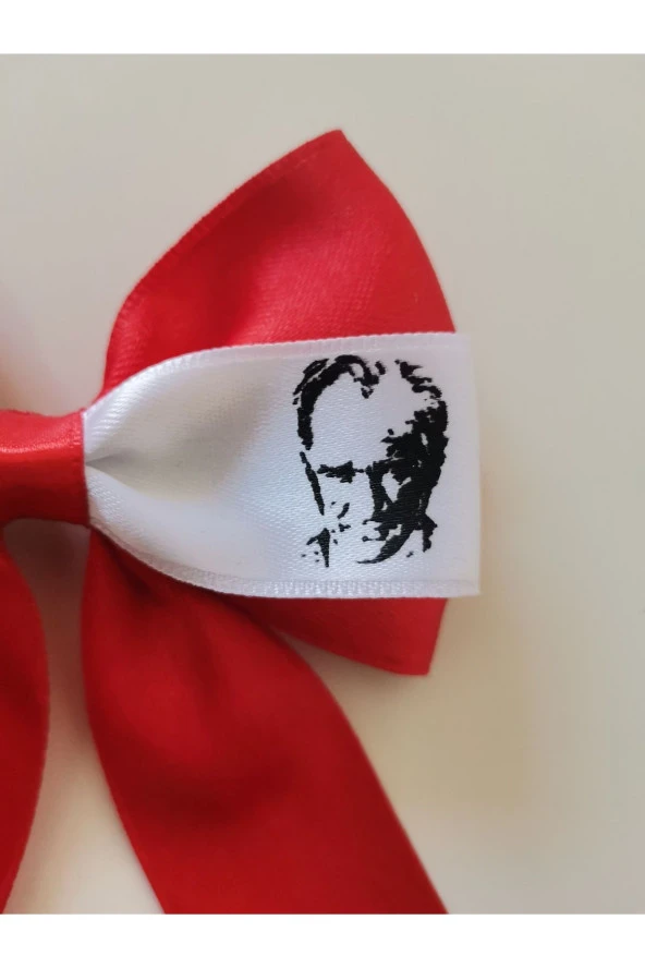MİNİK ADIMLAR 23 Nisan Tokası Atatürk Ve Imzası Baskılı Özel Tasarım Klipsli - 3