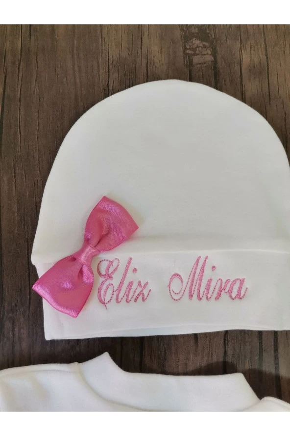 MİNİK ADIMLAR İsme Özel Nakışlı Tulum - 2