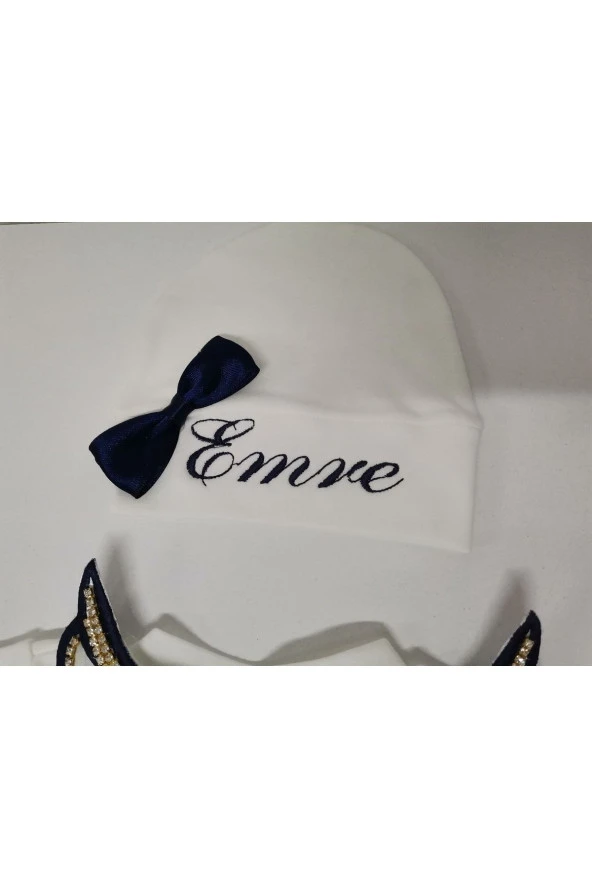 MİNİK ADIMLAR Isme Özel Melek Kanatlı 11'lu Hastane Çıkışı - 3