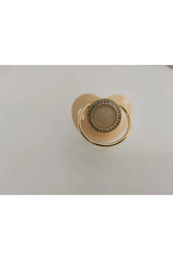 MİNİK ADIMLAR Zirkon Taşlı Emzik - 2