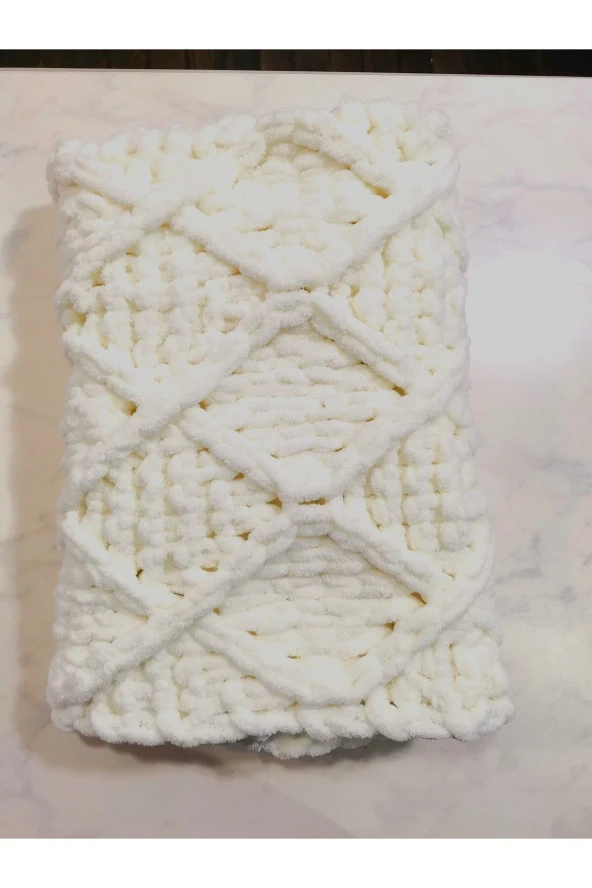 MİNİK ADIMLAR Minik Adımlar Alize Puffy El Örme Bebek Battaniye