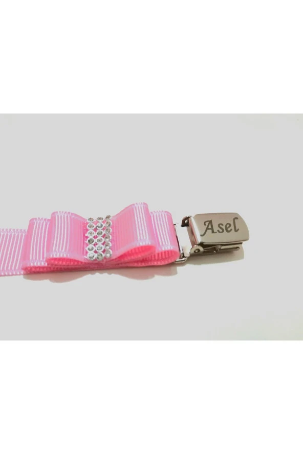 MİNİK ADIMLAR Minik Adımlar İsme Özel Emzik Zinciri İsimli Emzik Askısı - 4