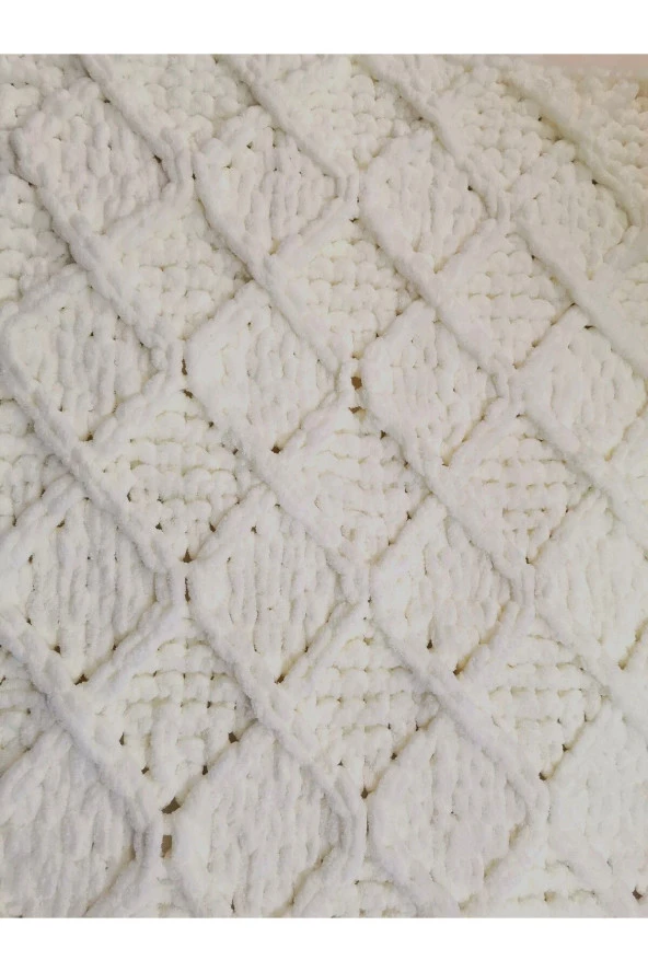 MİNİK ADIMLAR Minik Adımlar Alize Puffy El Örme Bebek Battaniye - 2