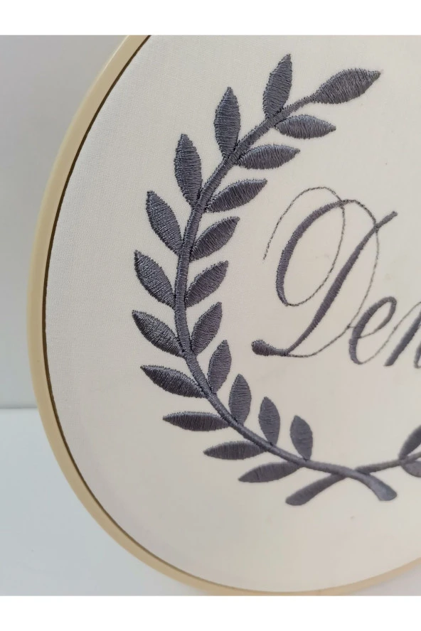 MİNİK ADIMLAR İsme Özel Nakışlı Kapı Süsü İsimli Balonlu Sevimli Ayıcıklıkap - 3