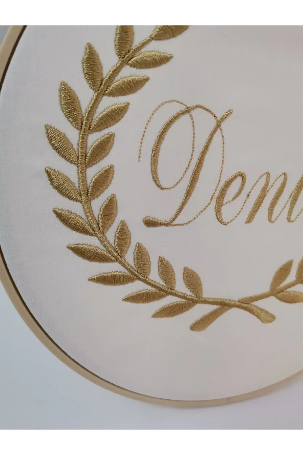 MİNİK ADIMLAR İsme Özel Nakışlı Kapı Süsü İsimli - 5