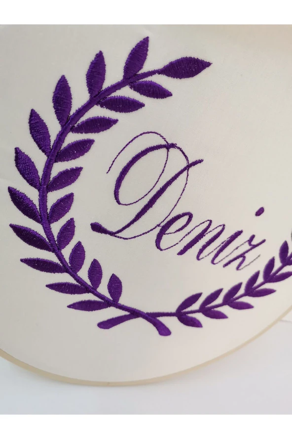 MİNİK ADIMLAR İsme Özel Nakışlı Kapı Süsü İsimli Balonlu Sevimli Ayıcıklı - 2