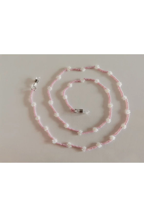 MİNİK ADIMLAR Kum Boncuk Papatya Gözlük Ipi & Gözlük Aksesuarı - 2