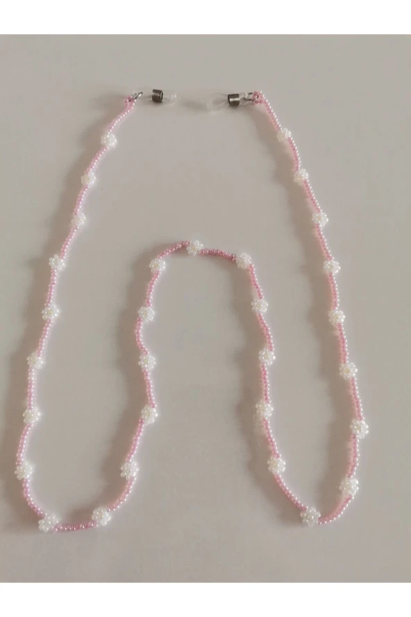 MİNİK ADIMLAR Kum Boncuk Papatya Gözlük Ipi & Gözlük Aksesuarı - 3