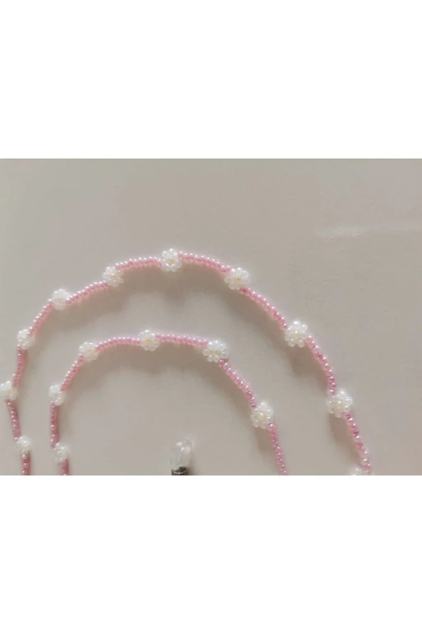 MİNİK ADIMLAR Kum Boncuk Papatya Gözlük Ipi & Gözlük Aksesuarı - 4