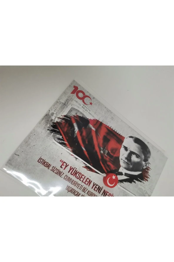 MİNİK ADIMLAR 29 Ekim Cumhuriyet Bayramı Kartı Ve Ay Yıldız Bilekliği 10 Adet - 5