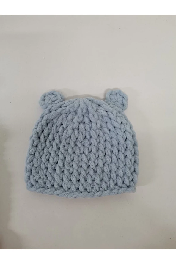 MİNİK ADIMLAR Alize Puffy El Örgüsü Şapka ürün görseli 1