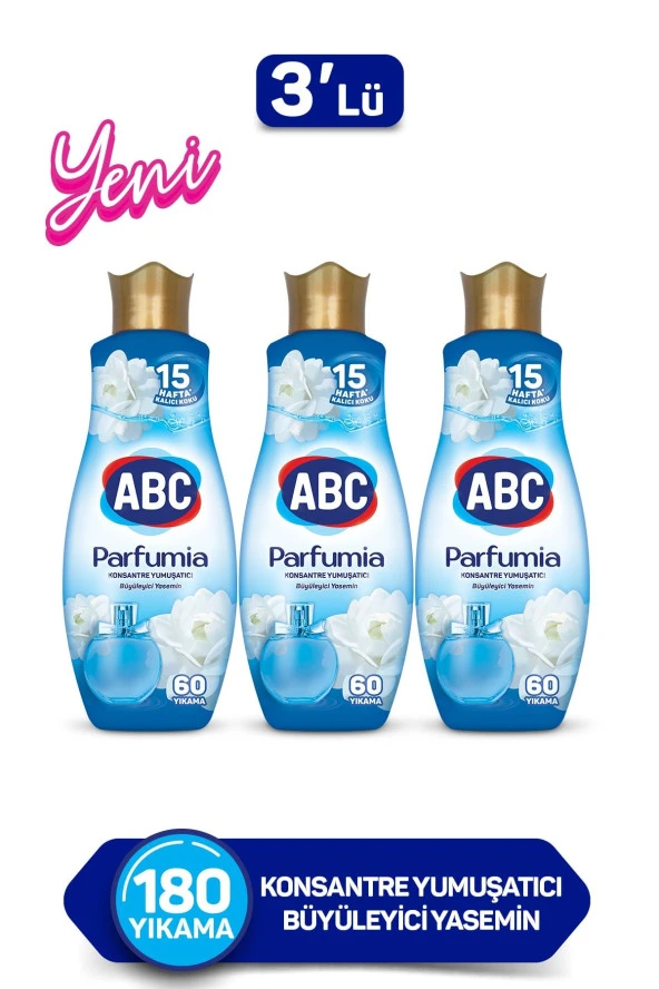 ABC Konsantre Yumuşatıcı Parfumıa Büyüleyici Yasemin 1440 Mlx3 Adet