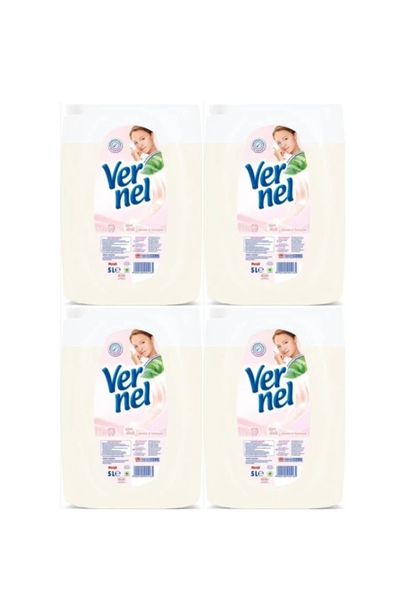 Vernel Çamaşır Yumuşatıcısı Sensitive 5 Lt 4 Adet