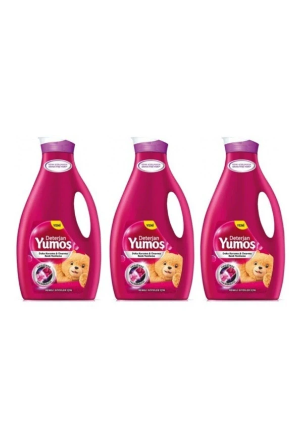 Yumoş Renkli Giysiler Sıvı Çamaşır Deterjanı 2520 ml x 3'lü