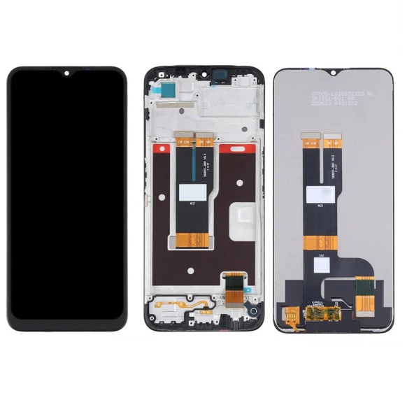 Oppo Realme C33 İle Uyumlu Çıtalı Lcd Ekran Dokunmatik Rmx3624