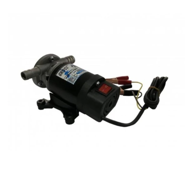 Gross 3/4 Çıkışlı Dıştan Mazot ve Sıvı Aktarım Pompası 24 Volt - 2