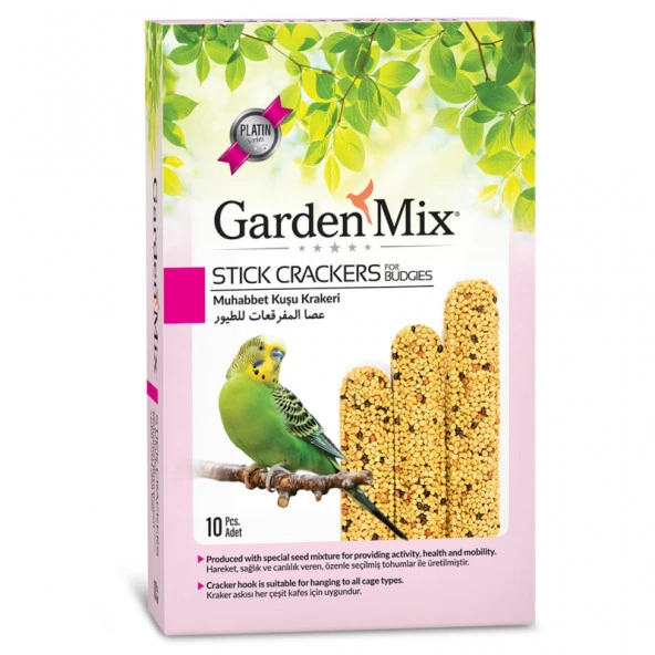 Garden Mix Platin Sade Kuş Krakerleri 10 lu Paket