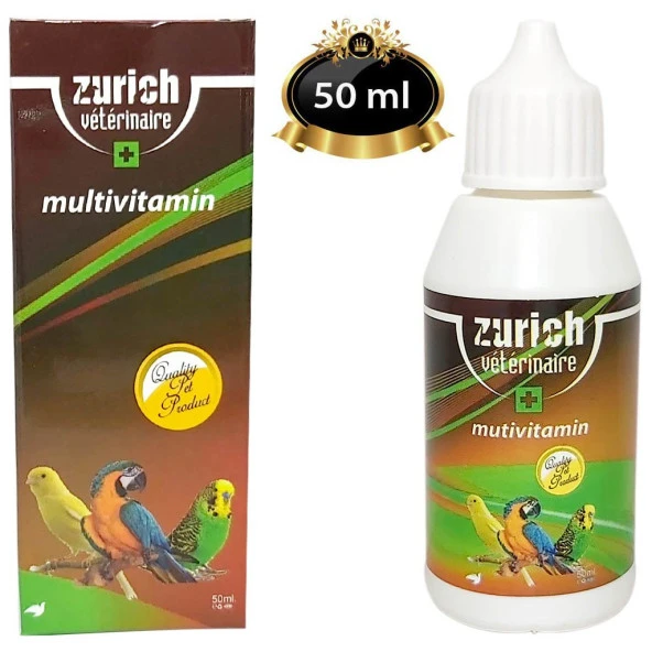 Zurich Bird Kuşlar için Multivitamin 50 Ml