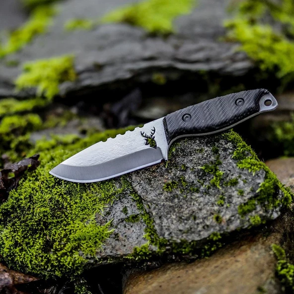 Foçalı 5003 Yatağan El Yapımı 20cm Kompakt Av Kamp Bıçağı - Resim 2