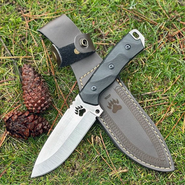 Foçalı 5007 Yatağan El Yapımı 24cm Kompakt Av Kamp Bıçağı - Resim 2