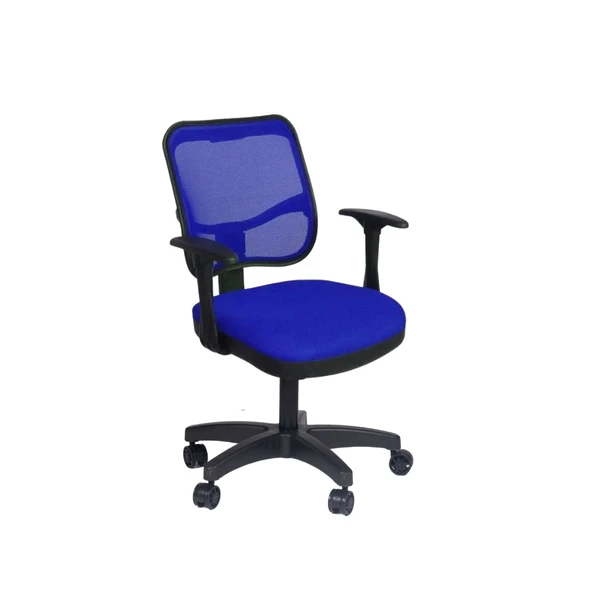 Türksit 807 File Çalışma Koltuğu Plastik Ayak Mavi