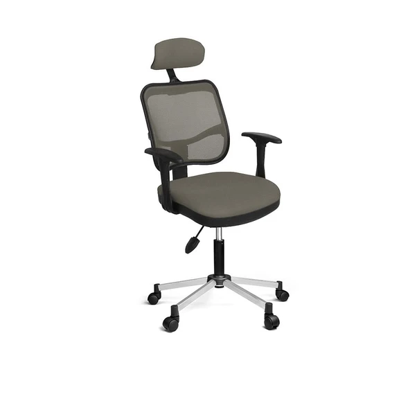 Türksit 817 File Çalışma Koltuğu Metalik Gri Boyalı Ayak Gri