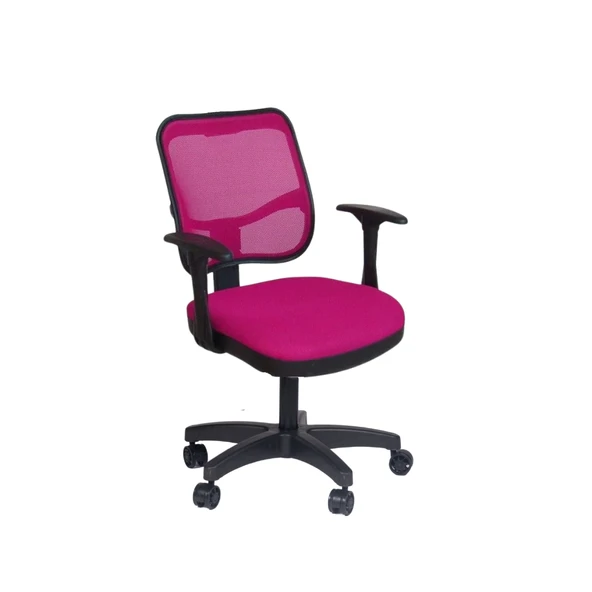 Türksit 807 File Çalışma Koltuğu Plastik Ayak Pembe