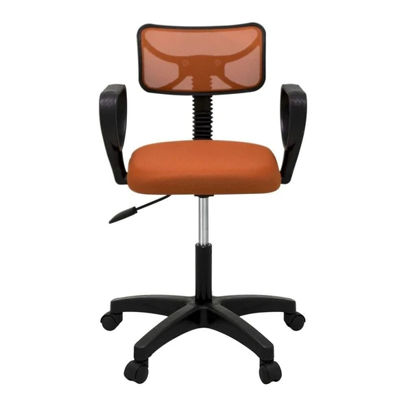 Türksit Buse Çalışma Koltuğu Plastik Ayak Turuncu