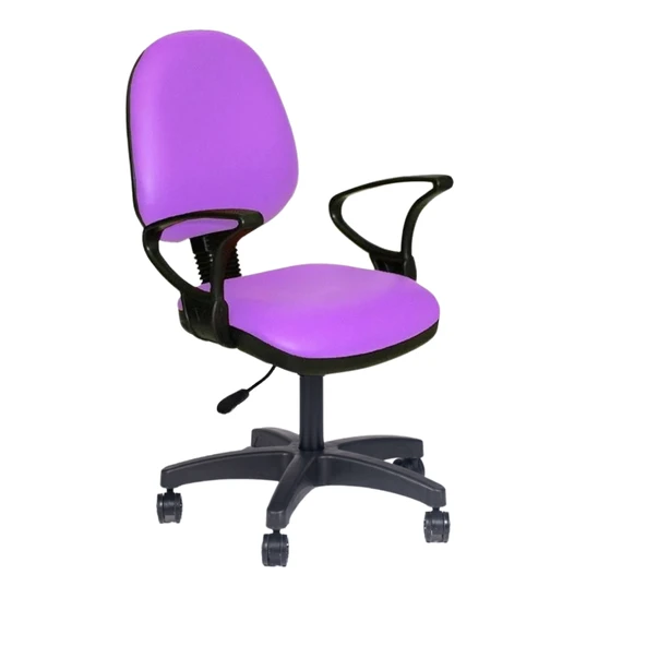 Türksit Kozmo Şef Çalışma Koltuğu Deri Lila