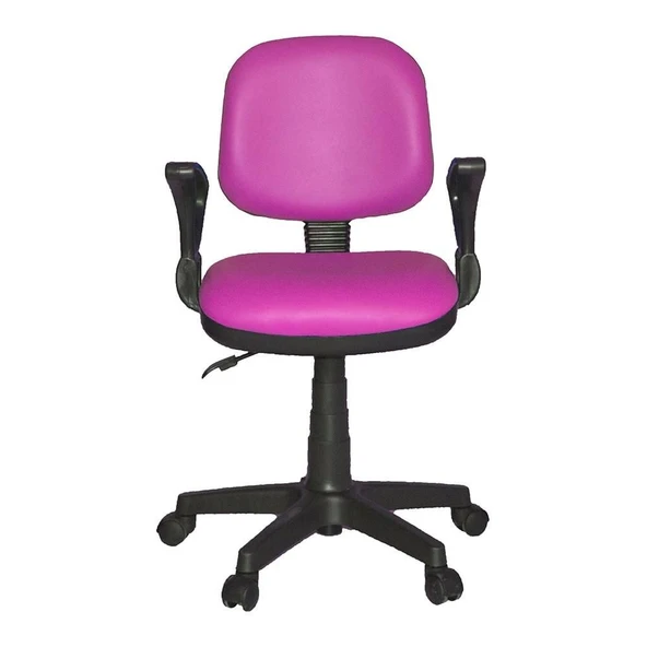 Türksit Kozmo Lux Kollu Çalışma Koltuğu Kumaş Pembe