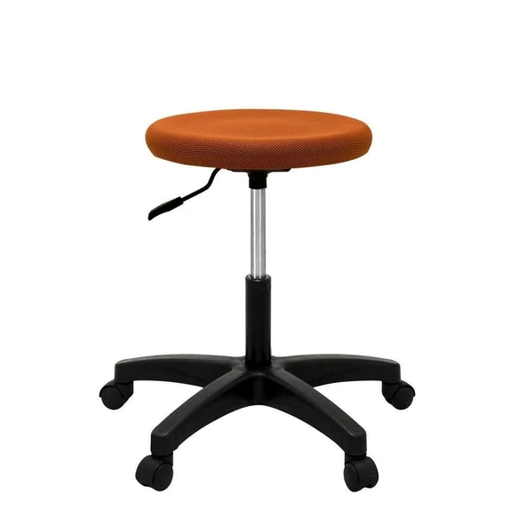 Türksit Tabure Dökme Sünger File Plastik Ayak Turuncu